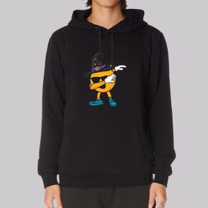 Dabbing Emoji Witch Hat Sunglasses Sweatshirt