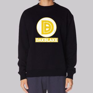 Dakblake Merch Golden Logo Sweatshirt