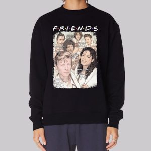 David Bowie Signature and Friends Sweatshirt