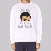 David Free Hugs Just Kidding Sweatshirt