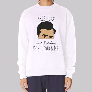 David Free Hugs Just Kidding Sweatshirt David Free Hugs Just Kidding Sweatshirt