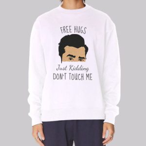David Free Hugs Just Kidding Sweatshirt 3 David Free Hugs Just Kidding Sweatshirt 4
