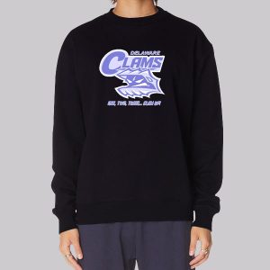 Delaware Clams Clam up Logo Sweatshirt