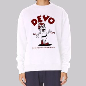 Devo Logo Cartoon Est 1973 Sweatshirt Devo Logo Cartoon Est 1973 Sweatshirt