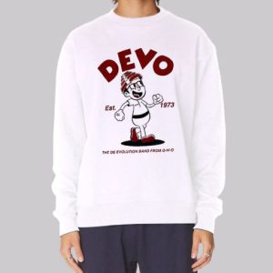 Devo Logo Cartoon Est 1973 Sweatshirt 3 Devo Logo Cartoon Est 1973 Sweatshirt 4