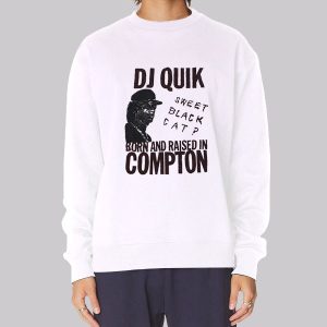 Dj Quik Merch Sweet Black Cat Sweatshirt Dj Quik Merch Sweet Black Cat Sweatshirt