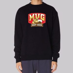 Dog Mug Root Beer Jersey Sweatshirt 3 Dog Mug Root Beer Jersey Sweatshirt 4