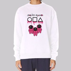 Dripped Blood Squid Game Sweatshirt Dripped Blood Squid Game Sweatshirt