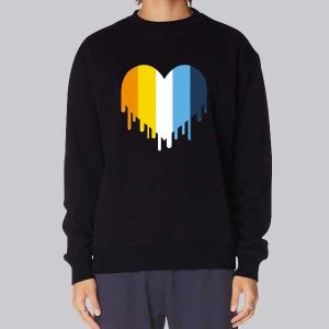 Dripping Heart Aroace Pride Sweatshirt Dripping Heart Aroace Pride Sweatshirt