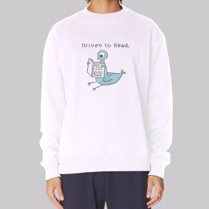 Driven to Read Pigeon Mo Willems Sweatshirt Driven to Read Pigeon Mo Willems Sweatshirt