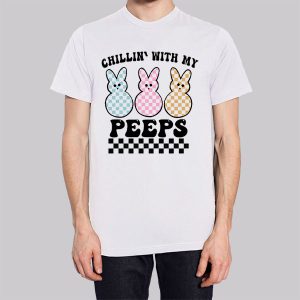 Easter Bunny Chillin With My Peeps Sweatshirt 3