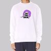 Eat the Rich Worm on a String Meme Sweatshirt