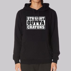 Elementary Teacher Straight Outta Crayons Sweatshirt
