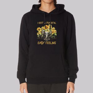 Elephant With Sunflower I Got a Peaceful Sweatshirt
