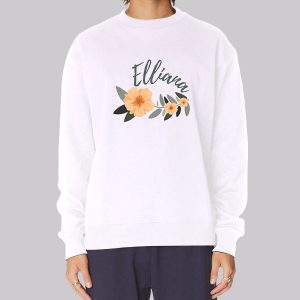 Elliana Walmsley Merch Flower Art Sweatshirt Elliana Walmsley Merch Flower Art Sweatshirt