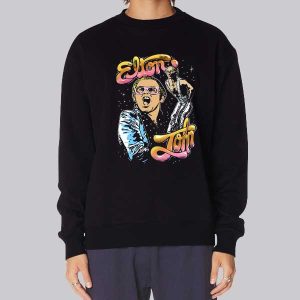 Elton John Funny Vintage Sweatshirt