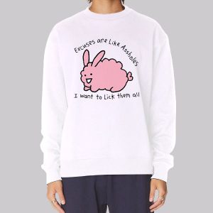 Excuses Are Like Assholes Funny Sweatshirt Excuses Are Like Assholes Funny Sweatshirt