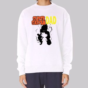 Fan Art Anime Super Saiyan Dad Sweatshirt Fan Art Anime Super Saiyan Dad Sweatshirt