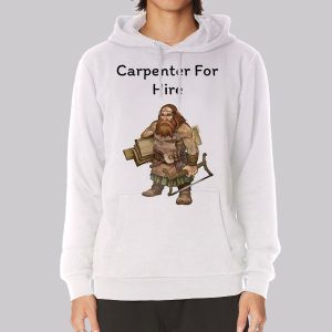 Fantasy Cartoon Hire a Carpenter Sweatshirt