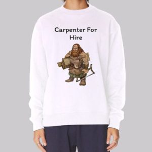 Fantasy Cartoon Hire a Carpenter Sweatshirt 3 Fantasy Cartoon Hire a Carpenter Sweatshirt 4