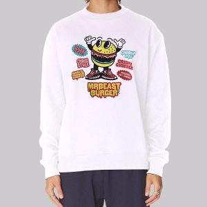 Fast Food Hamburger Mr Beast Sweatshirt