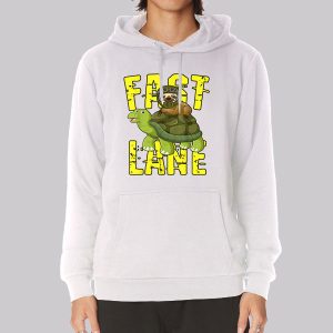 Fast Lane Sloth on Turtle Sweatshirt