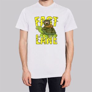 Fast Lane Sloth on Turtle Sweatshirt 2 Fast Lane Sloth on Turtle Sweatshirt 3
