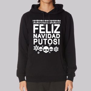 Feliz Navidad Putos Skull Sweatshirt