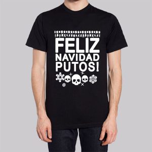 Feliz Navidad Putos Skull Sweatshirt 2 Feliz Navidad Putos Skull Sweatshirt 3