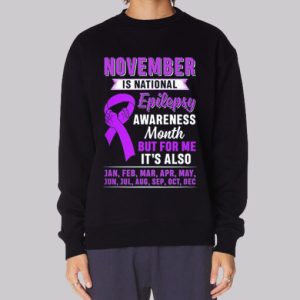 Fight Epilepsy Month Awareness Sweatshirt 3 Fight Epilepsy Month Awareness Sweatshirt 4