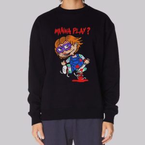 Finstar Wanna Play Chuckie Sweatshirt 3 Finstar Wanna Play Chuckie Sweatshirt 4