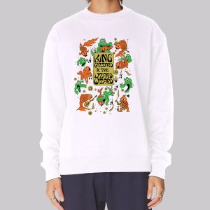 Fishie Hooks King Gizzard and the Lizard Wizard Sweatshirt Fishie Hooks King Gizzard and the Lizard Wizard Sweatshirt