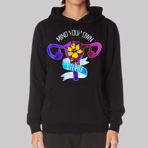 Floral Mind Your Own Uterus Sweatshirt