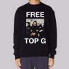Free Andrew Tate 2024 Free Top G Sweatshirt