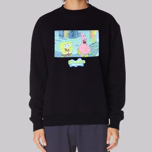Freeze SquarePants Spongebob Excited Sweatshirt Freeze SquarePants Spongebob Excited Sweatshirt