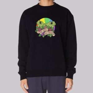 Frog and Toad Be Gay Do Crime Frog Sweatshirt 3 Frog and Toad Be Gay Do Crime Frog Sweatshirt 4