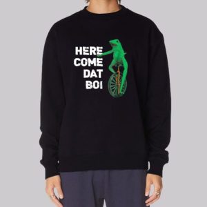 Frog on Unicycle Here Come Dat Boi Sweatshirt 3 Frog on Unicycle Here Come Dat Boi Sweatshirt 4