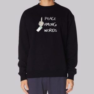 Fuck Finger Peace Among Worlds Sweatshirt 3 Fuck Finger Peace Among Worlds Sweatshirt 4