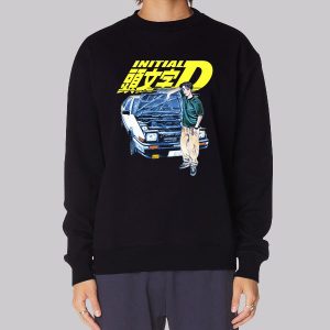Fujiwara Ae86 Manga Initial D Sweatshirt Fujiwara Ae86 Manga Initial D Sweatshirt