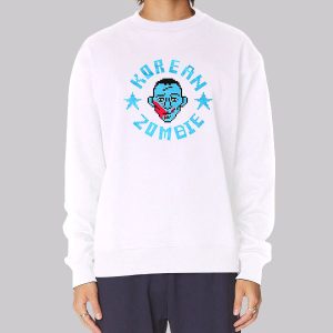 Funny 8 Bit Korean Zombie Sweatshirt