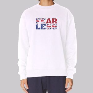 Funny American Flag Fearless Sweatshirt Funny American Flag Fearless Sweatshirt