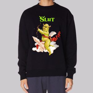 Funny Angel Shrek Slut Sweatshirt Funny Angel Shrek Slut Sweatshirt