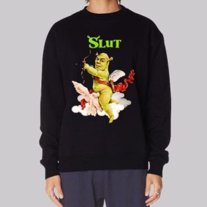Funny Angel Shrek Slut Sweatshirt 4