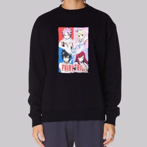 Funny Anime Character Fairy Tail Sweatshirt Funny Anime Character Fairy Tail Sweatshirt