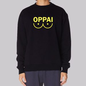 Funny Anime Saitama Oppai Sweatshirt Funny Anime Saitama Oppai Sweatshirt