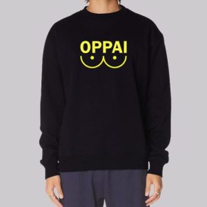 Funny Anime Saitama Oppai Sweatshirt 3 Funny Anime Saitama Oppai Sweatshirt 4