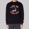 Funny Art Jokes Cherry Sweatshirt