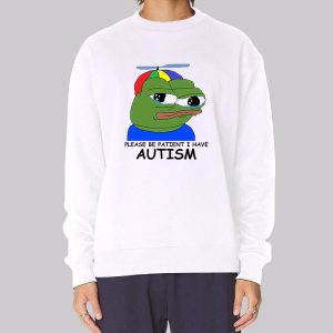 Funny Autism Pepe Sweatshirt Funny Autism Pepe Sweatshirt