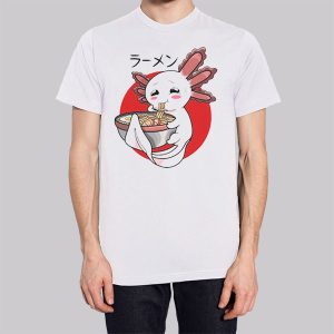 Funny Axolotl Anime Ramen Noodle Sweatshirt 2 Funny Axolotl Anime Ramen Noodle Sweatshirt 3