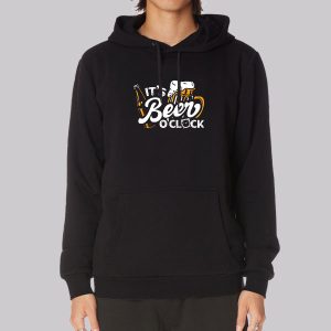 Funny Beer Sweatshirt It’s Beer O’clock Craft